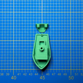 3D Benchy with wall display