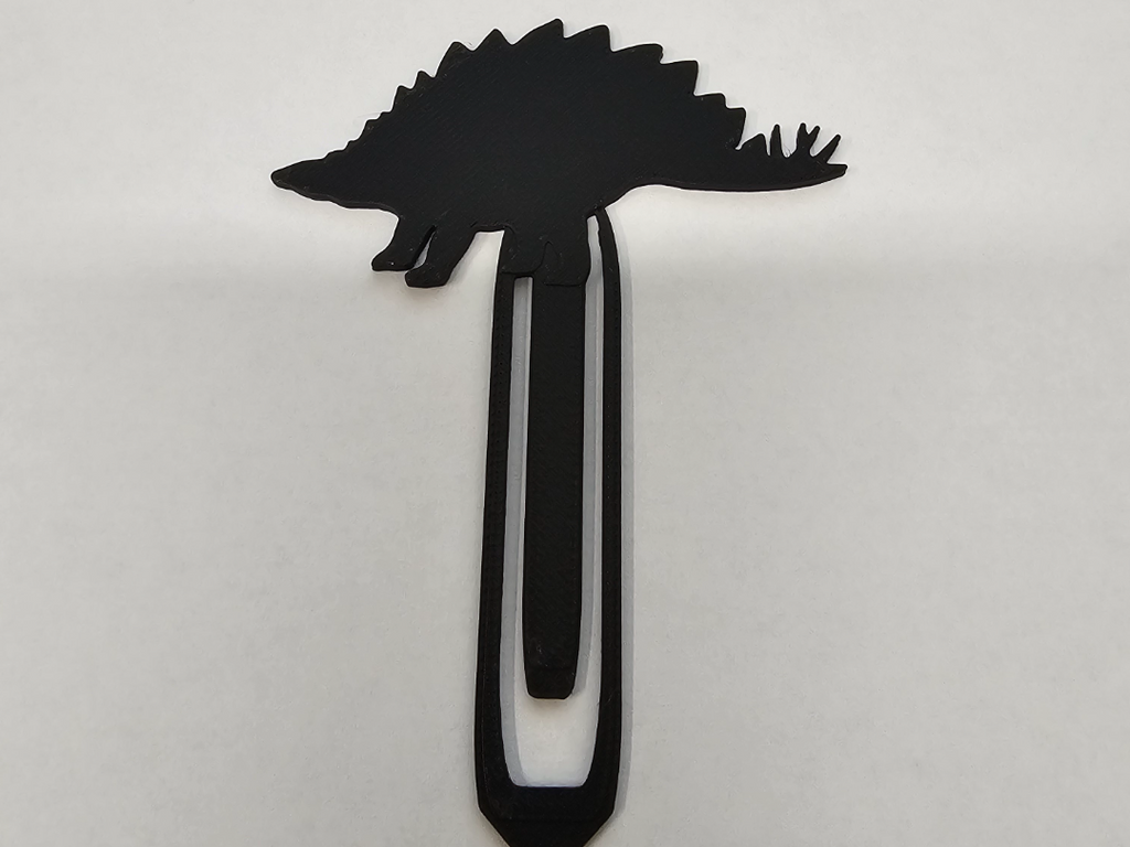 Simple Stegosaurus Bookmark - Commercial Use