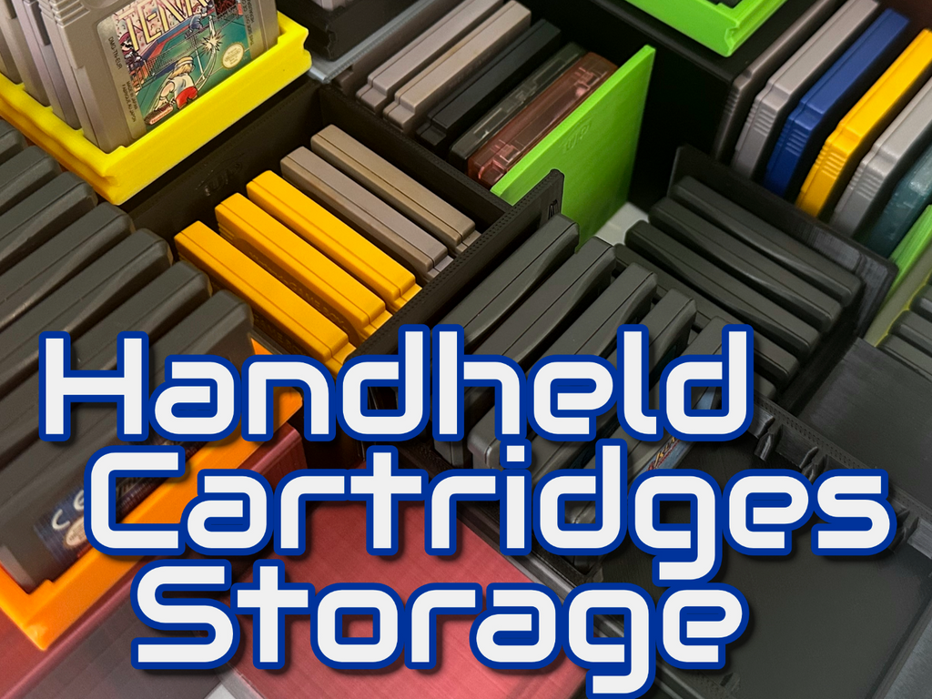 Handheld Cartridges Storage (GameBoy and more...)