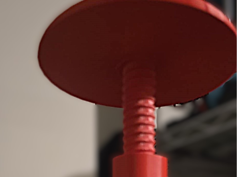 Height Adjustable Command Strip Helmet Stand