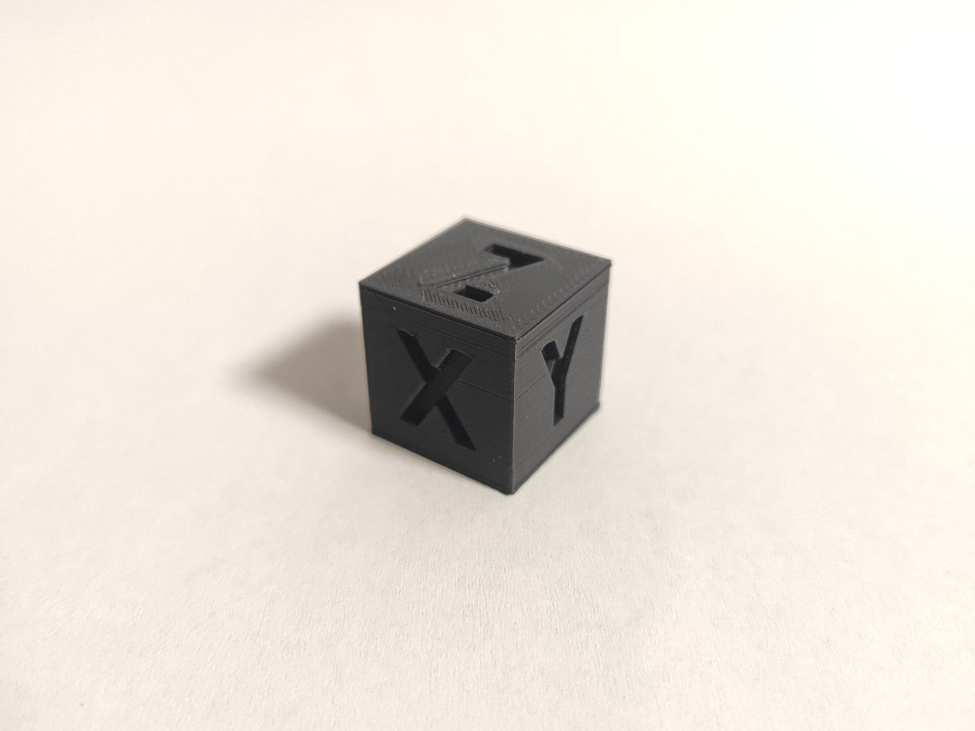 Precision XYZ Calibration Cube 10mm – Test Block