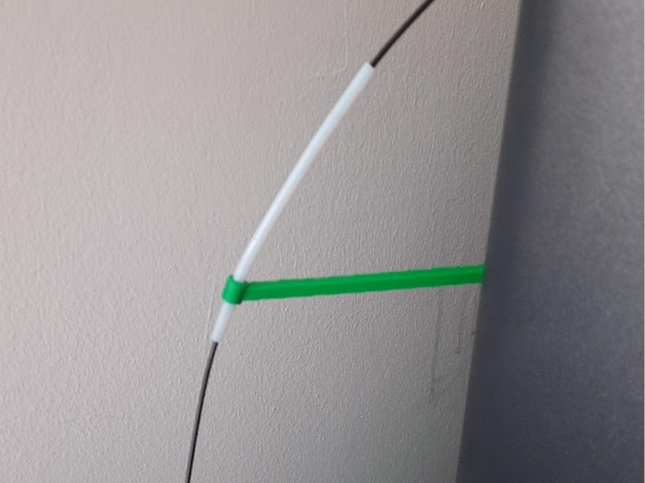 Angled filament arm/guide