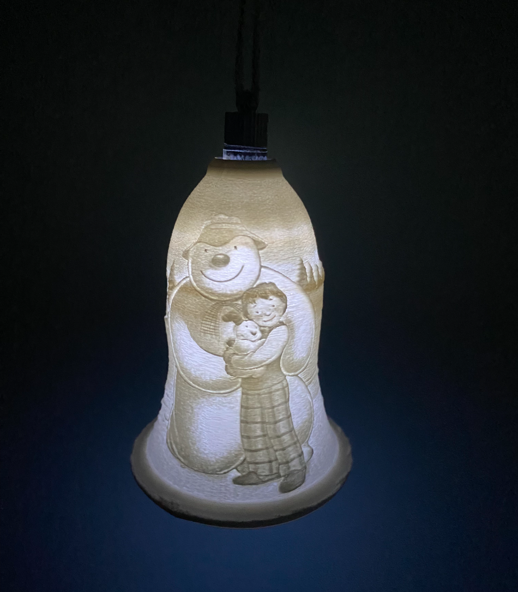 the snowman Christmas bell