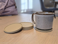 Zen Ring Coaster, Japandi‑style (stackable)