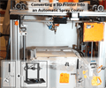 Automatized spray coater from a 3D printer