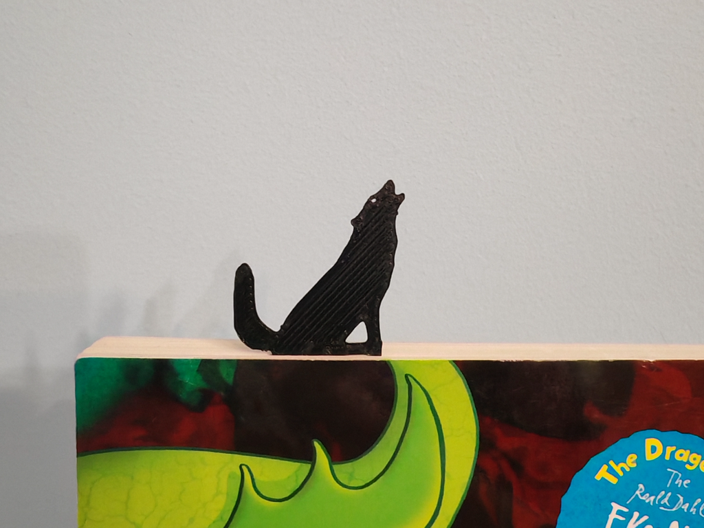 Wolf bookmark