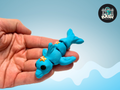 Articulated Dolphin + keychain