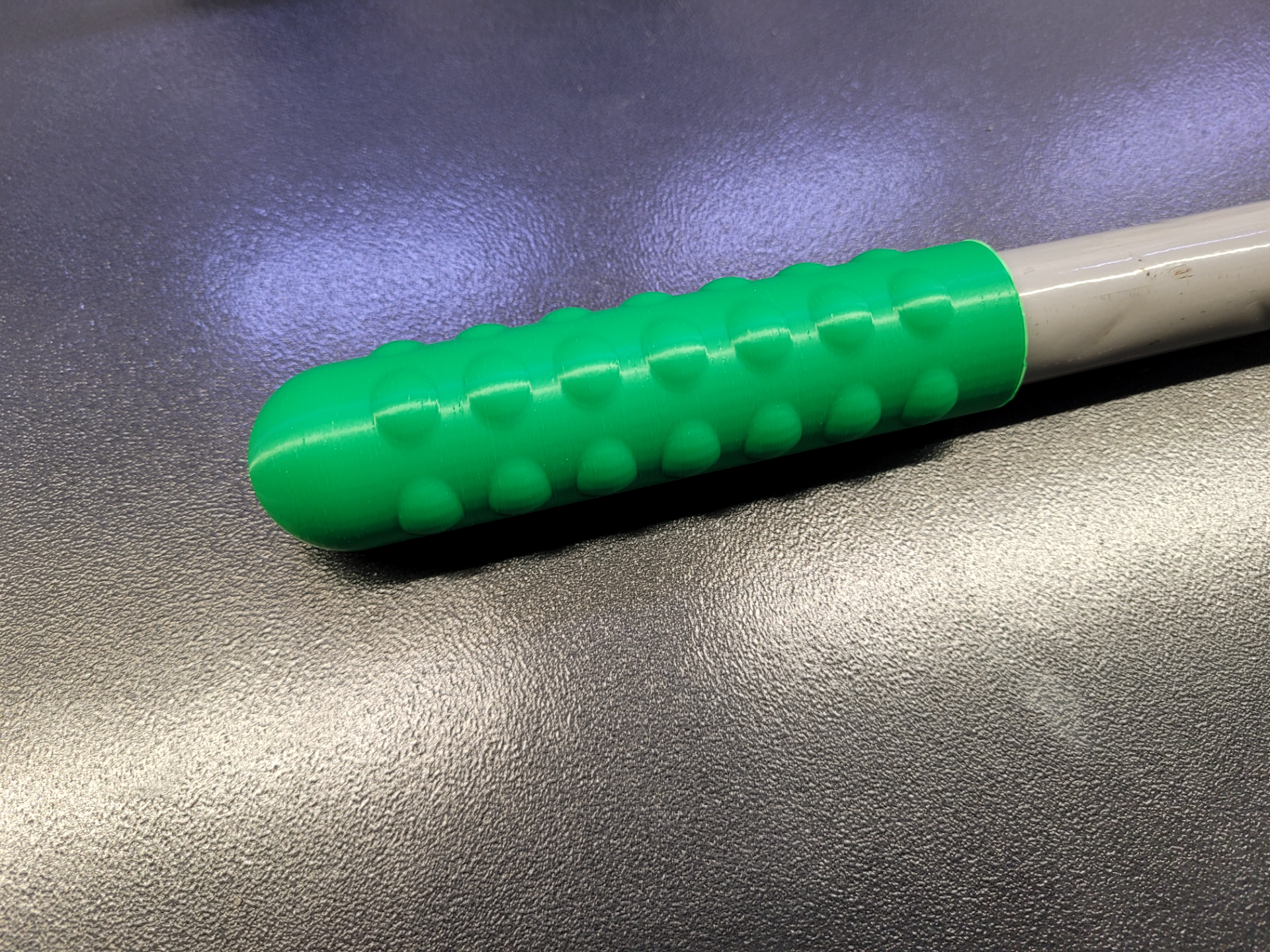 Broom handle top grip