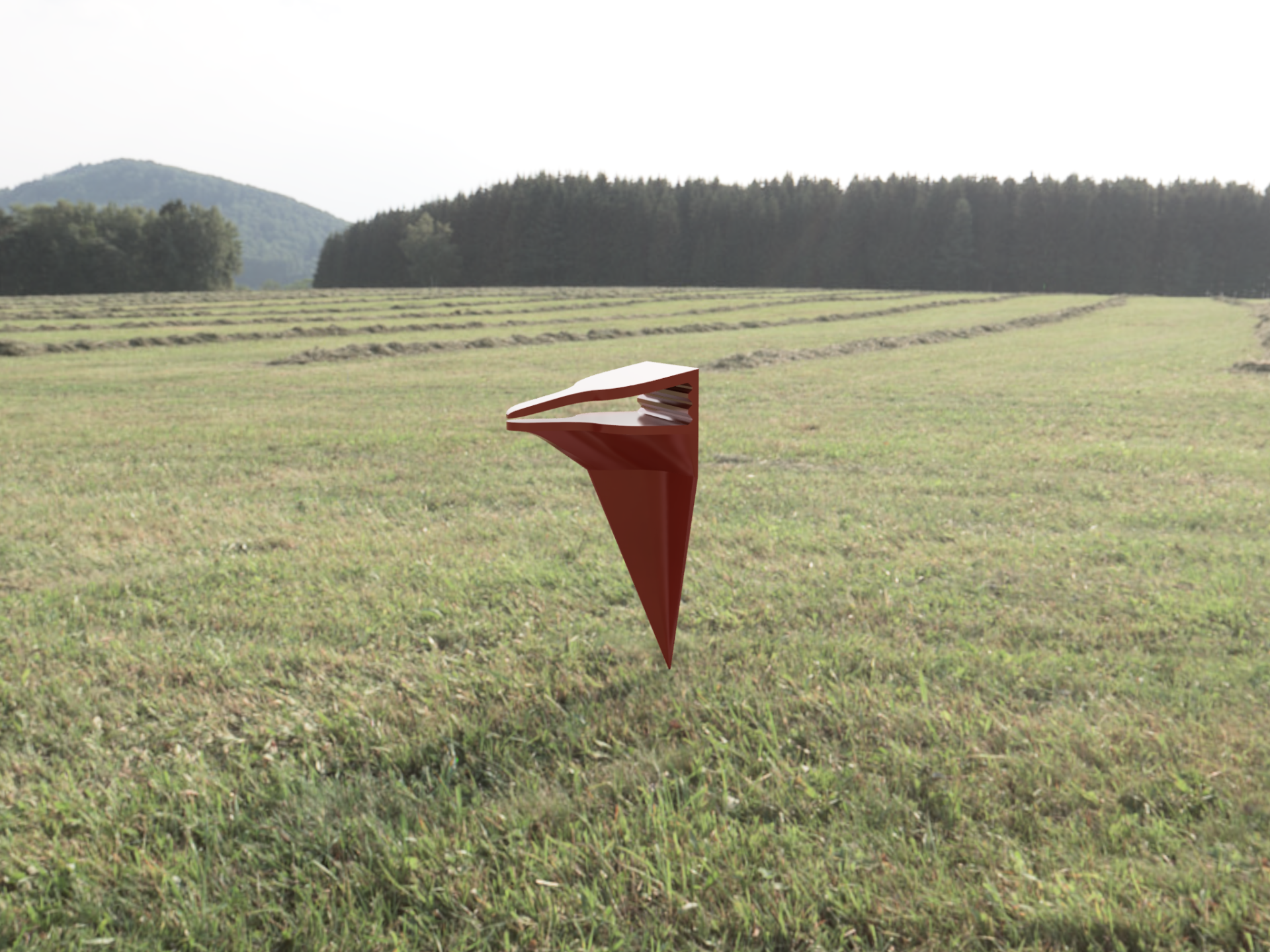 <Print in place> Picnic Blanket holder clamp