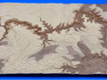 Topographic Map of the Grand Canyon - 6x5.5in