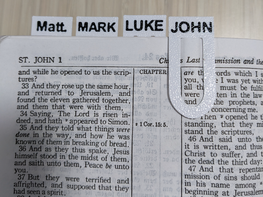 Bible Book Marks