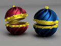 Gift box in the shape of a Christmas ball