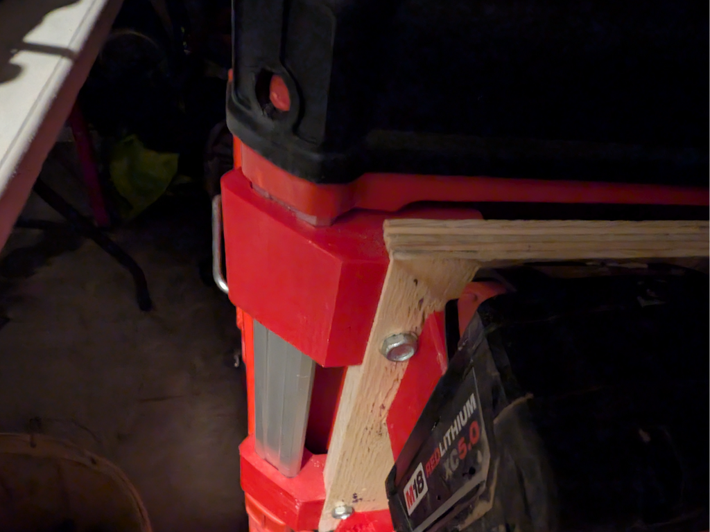 Milwaukee Packout Rail Adapter with Symbol Cut Out