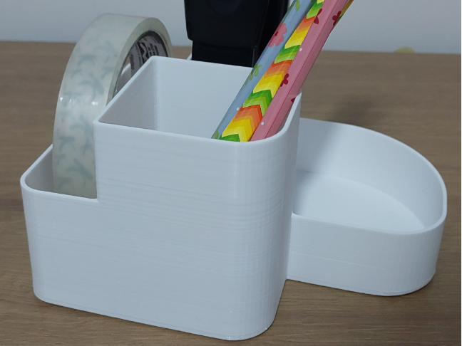 Organizadora de canetas_Clips_fita_Gramp_ CEBEL3D