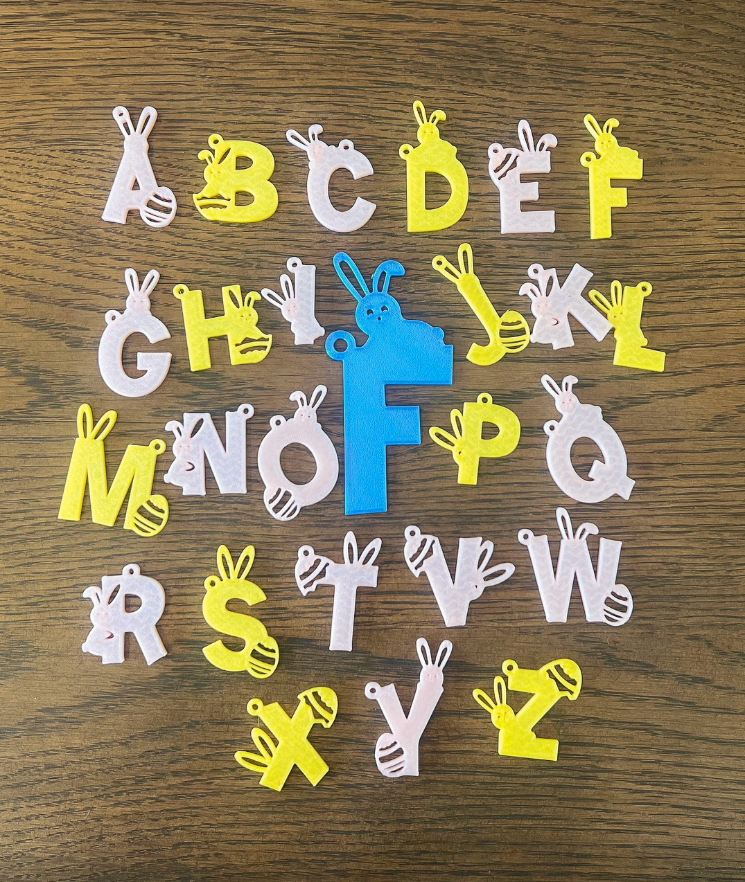 Bunny Ear Basket Tags/Keychains