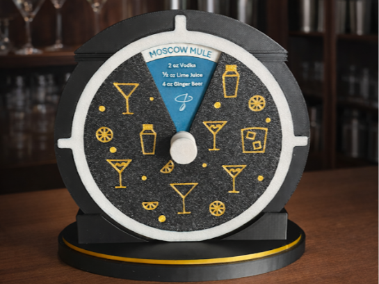 Rotating Drink Dial – Cocktail Selector