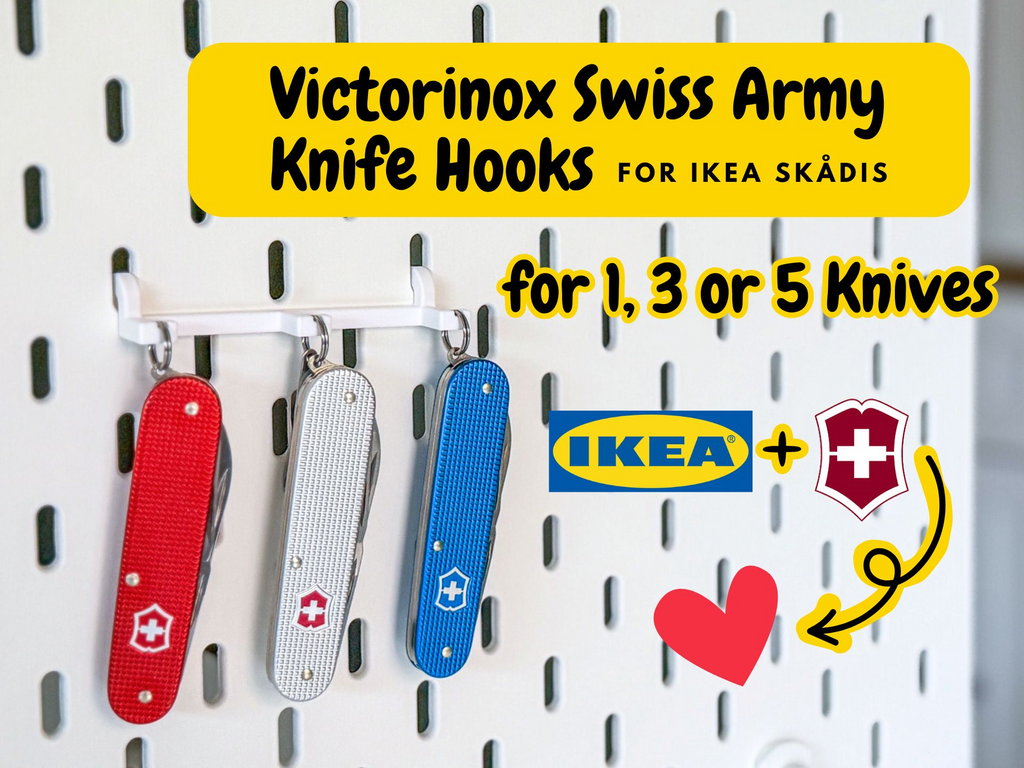 Victorinox Swiss Army Knife Hooks for IKEA SKADIS