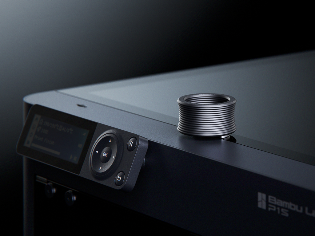 Ergonomic Lid Handle for Bambu Lab X/P-Series