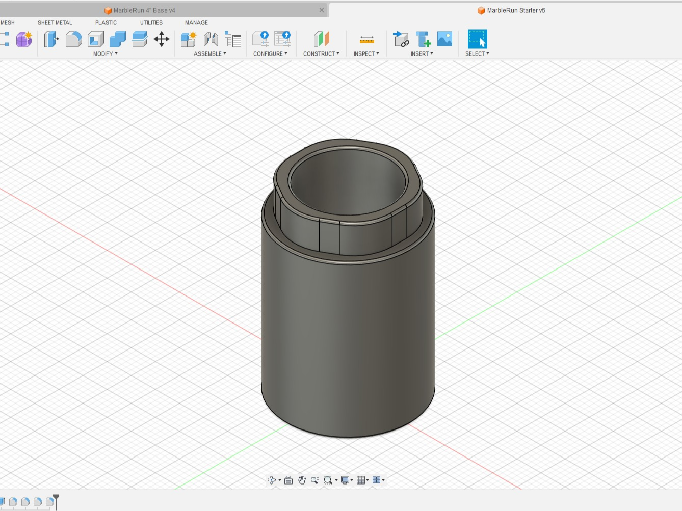 Fusion 360 Tutorial - 001 - Marblerun Component