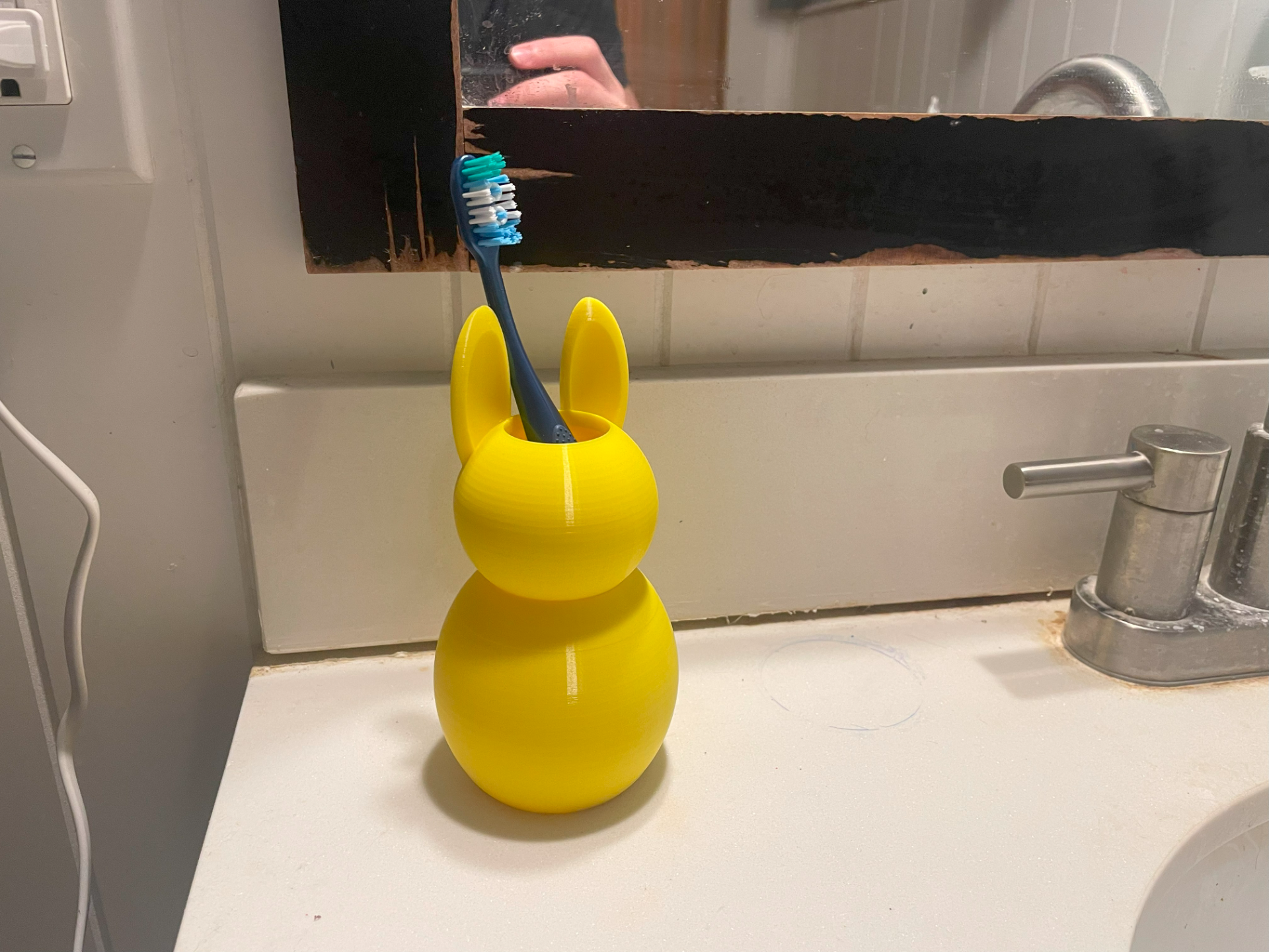 Bunny Tooth Brush Stand