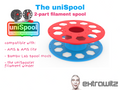 The uniSpool - Bambu Lab style filament spool