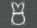 Peep Bunny Cookie Cutter