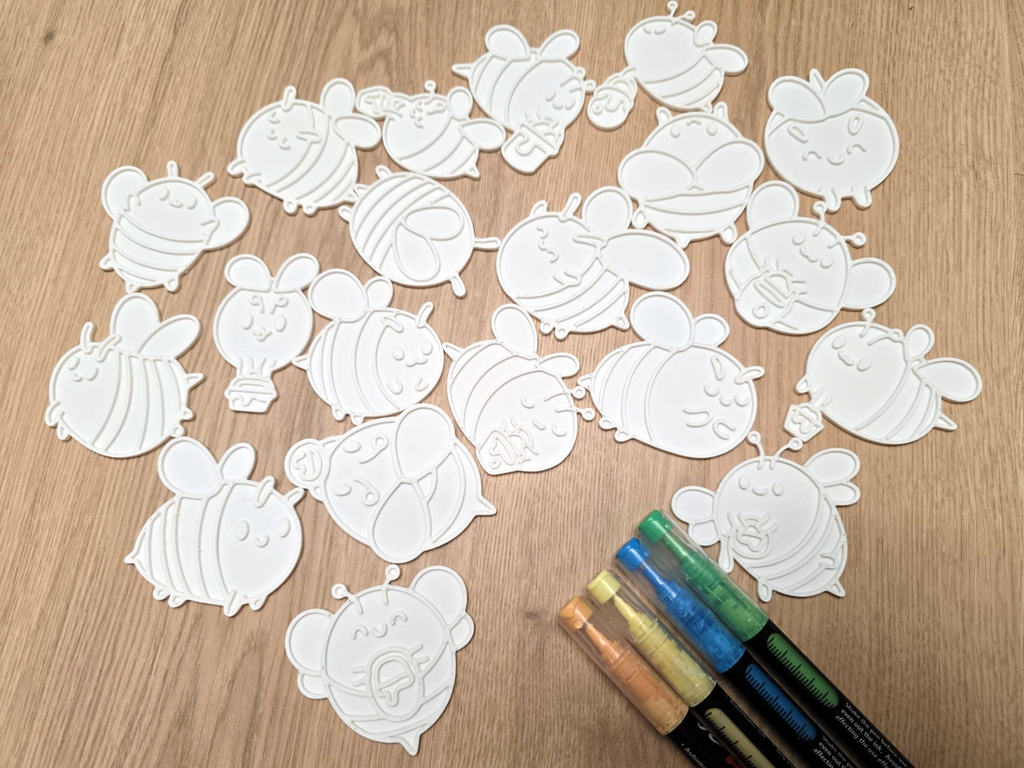 Cute Bee Coloring Craft Set