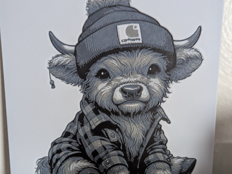 highland cow hueforge