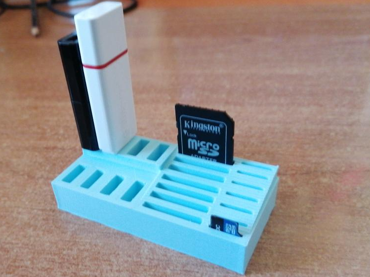 USB & SD Card Holder