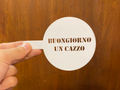 Un Buon Buongiorno - Coffee stencil