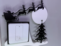 Commercial free Christmas Scene Light Switch