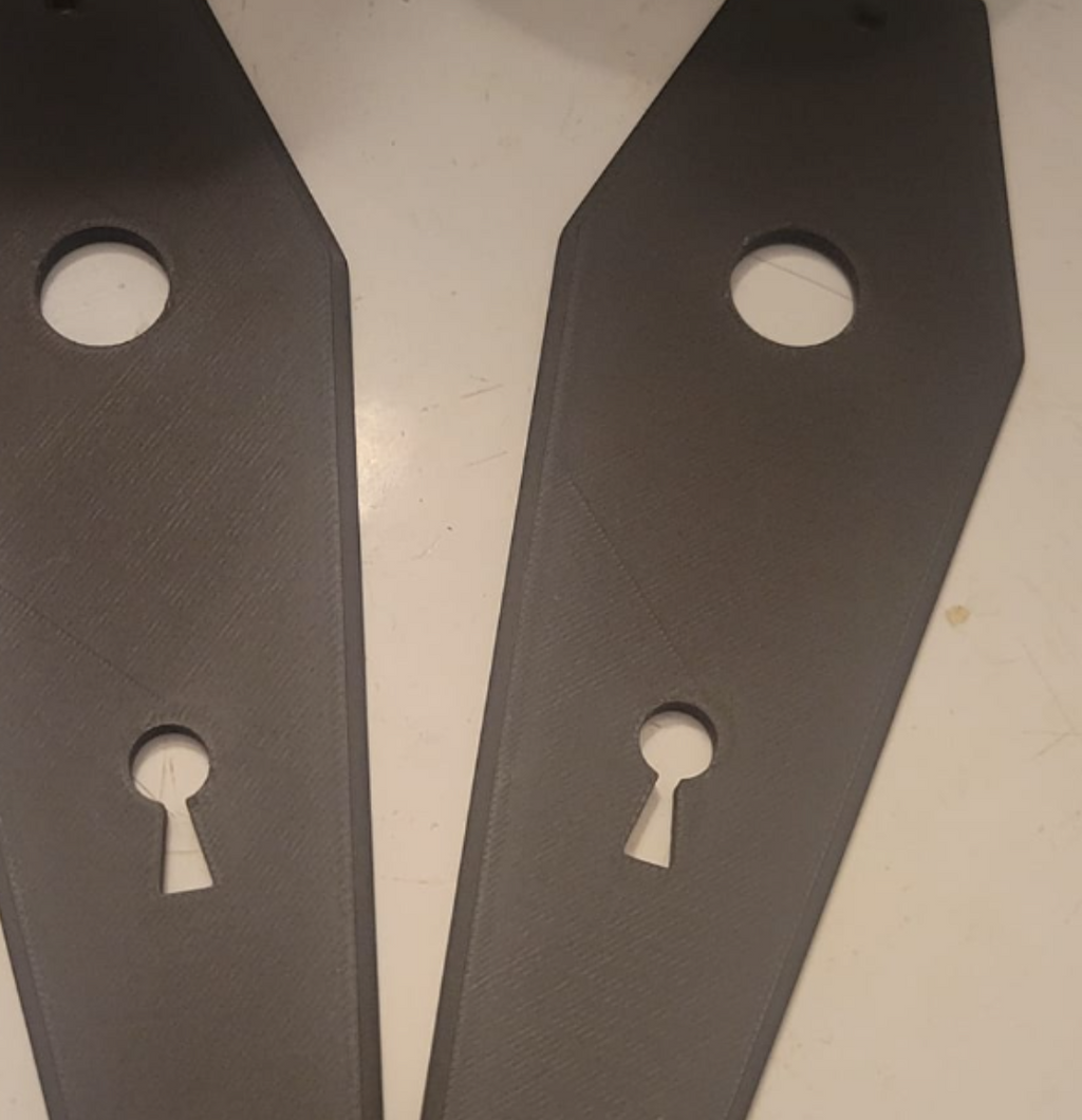 coffin door knob trim