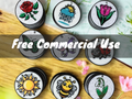 9 Nature Charms for Earrings, Pendants & Keychains