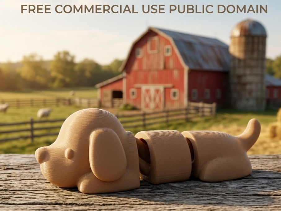Simple Dog Mini Flexi Articulated Figure