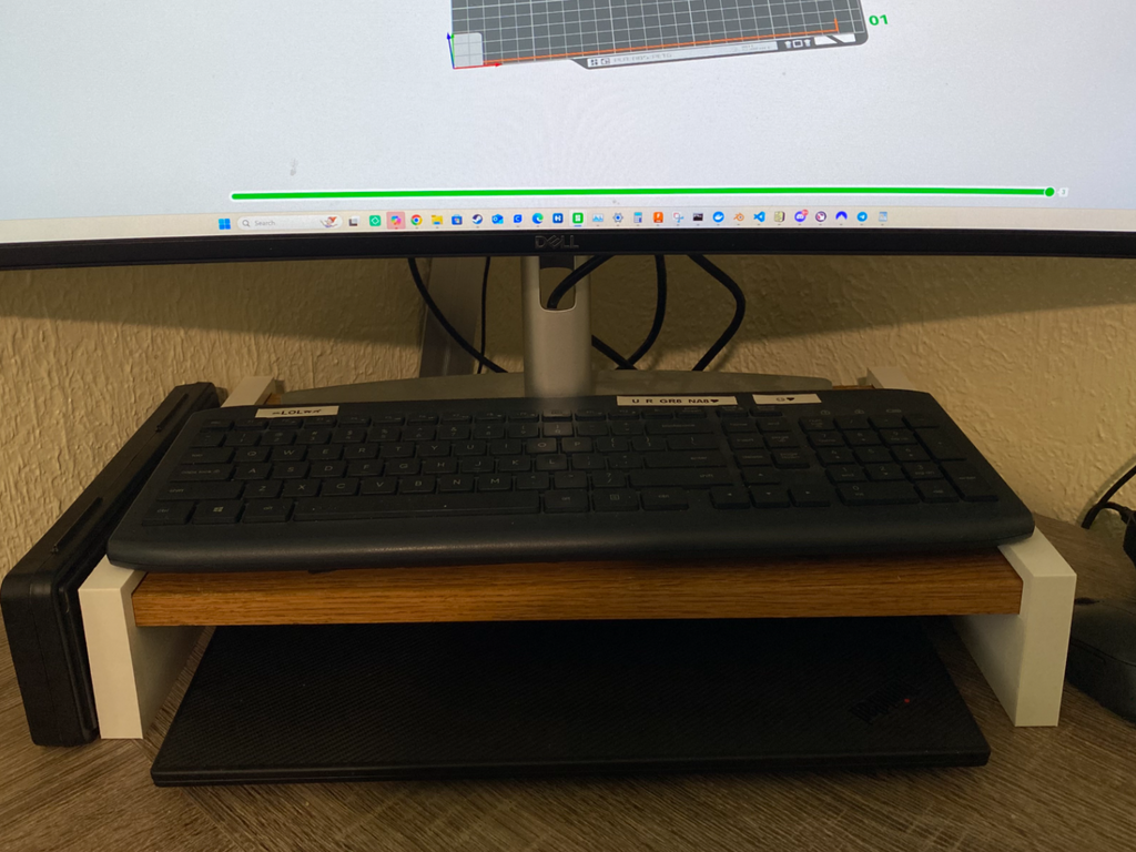 Simple Parametric Monitor Stand