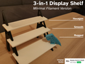 3-in-1 Display Shelf - Minimal Filament Version