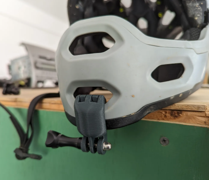 Bell super 3r Gopro chin mount