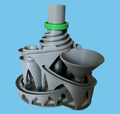 Cyclone Marble machine easy-turn knob