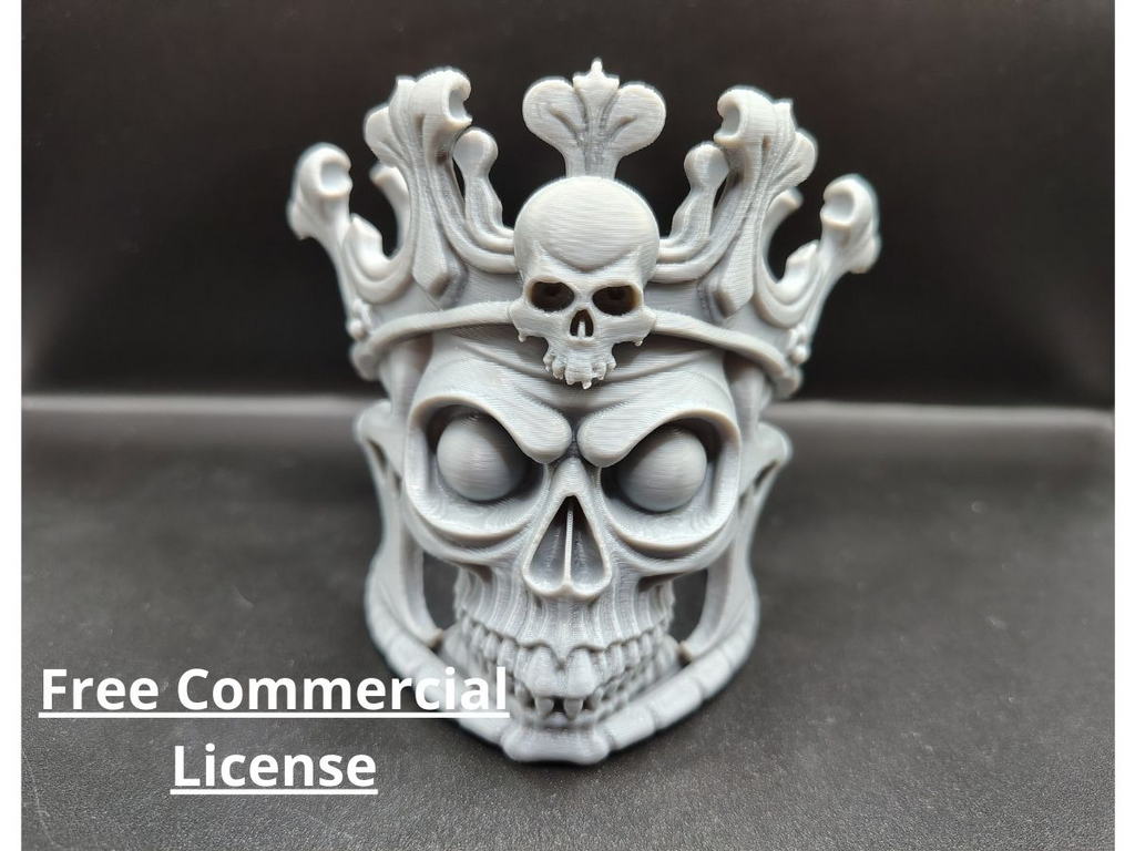 Undead King – Skull with Crown