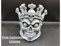 Undead King – Skull with Crown