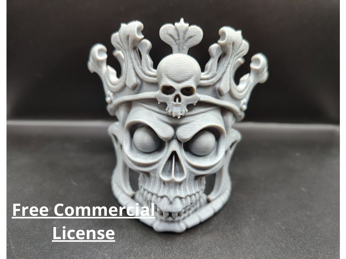 Undead King – Skull with Crown