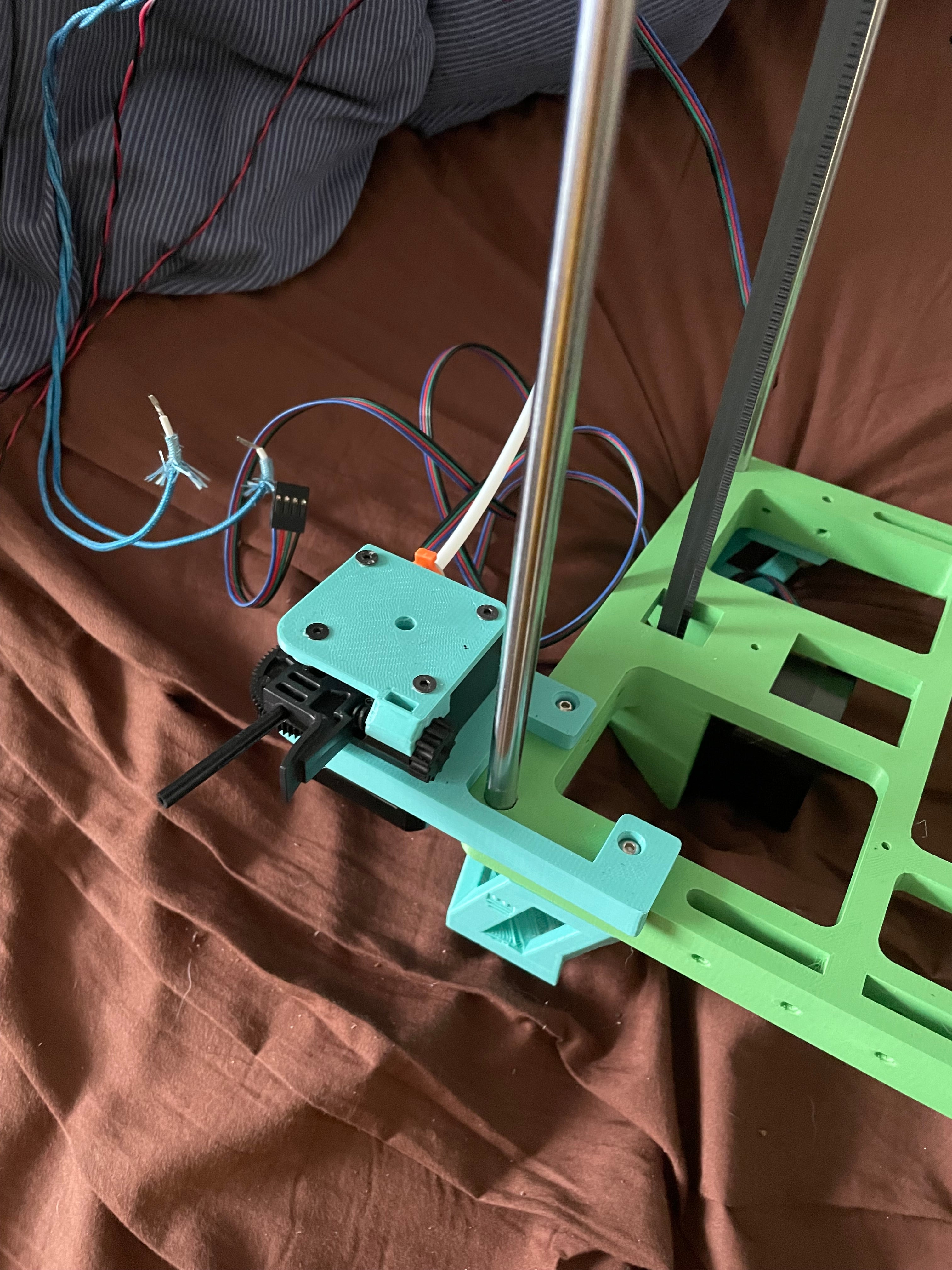 Slim Bowden Extruder Mount for Rook MK1 and Legacy