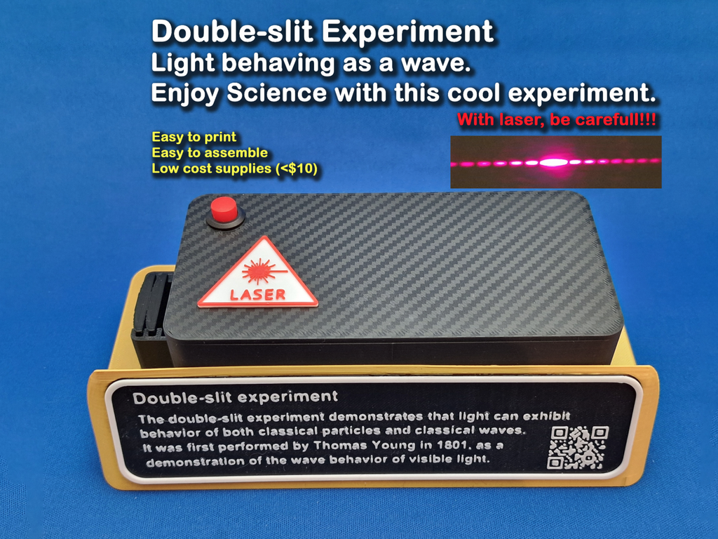 Double-slit Experiment - Light as a wave