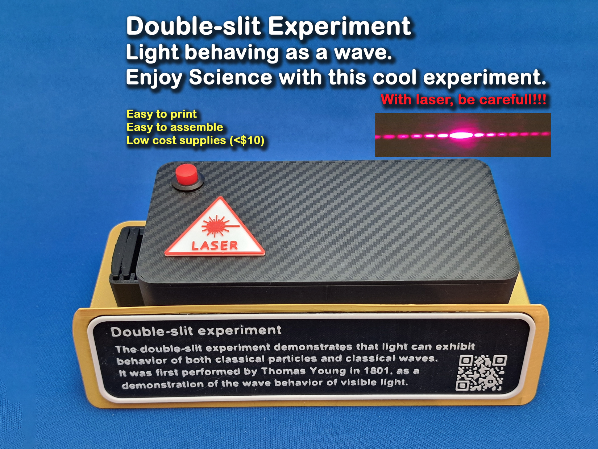 Double-slit Experiment - Light as a wave
