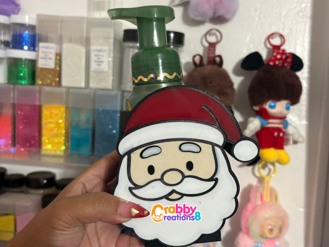 Santa Bath and Body Soap Holder