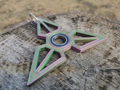 Triangle Shuriken Keychain