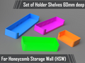 Set of 60mm Deep Shelves or Holders