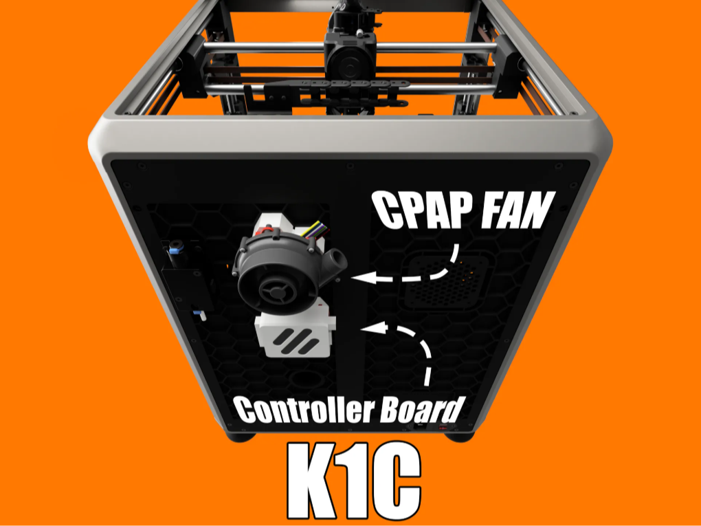 Cpap Fan Mount Creality K1 WS7040