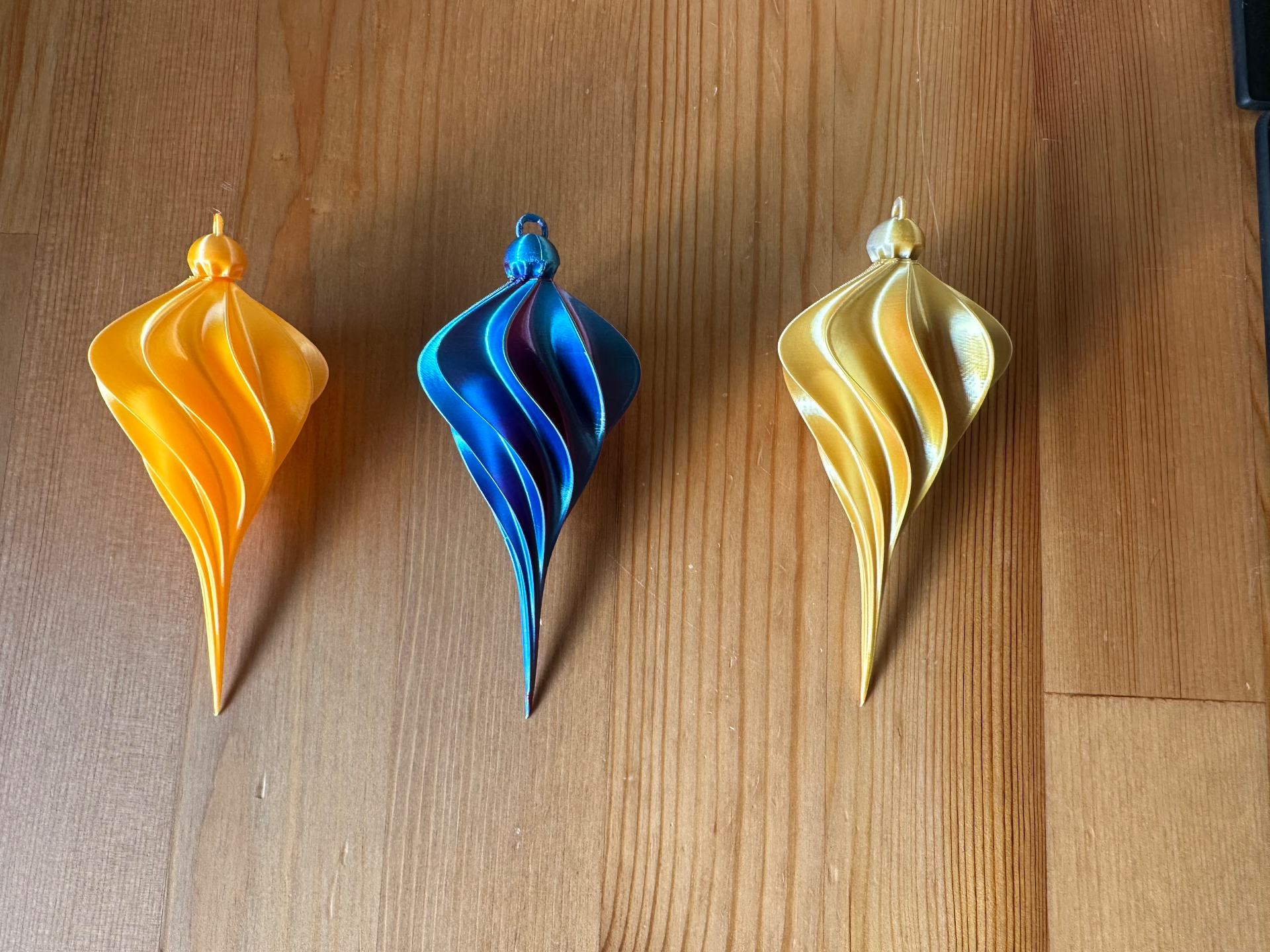 Christmas Tree Ornament 110 x 47mm (Nonagonal - 9 sided)