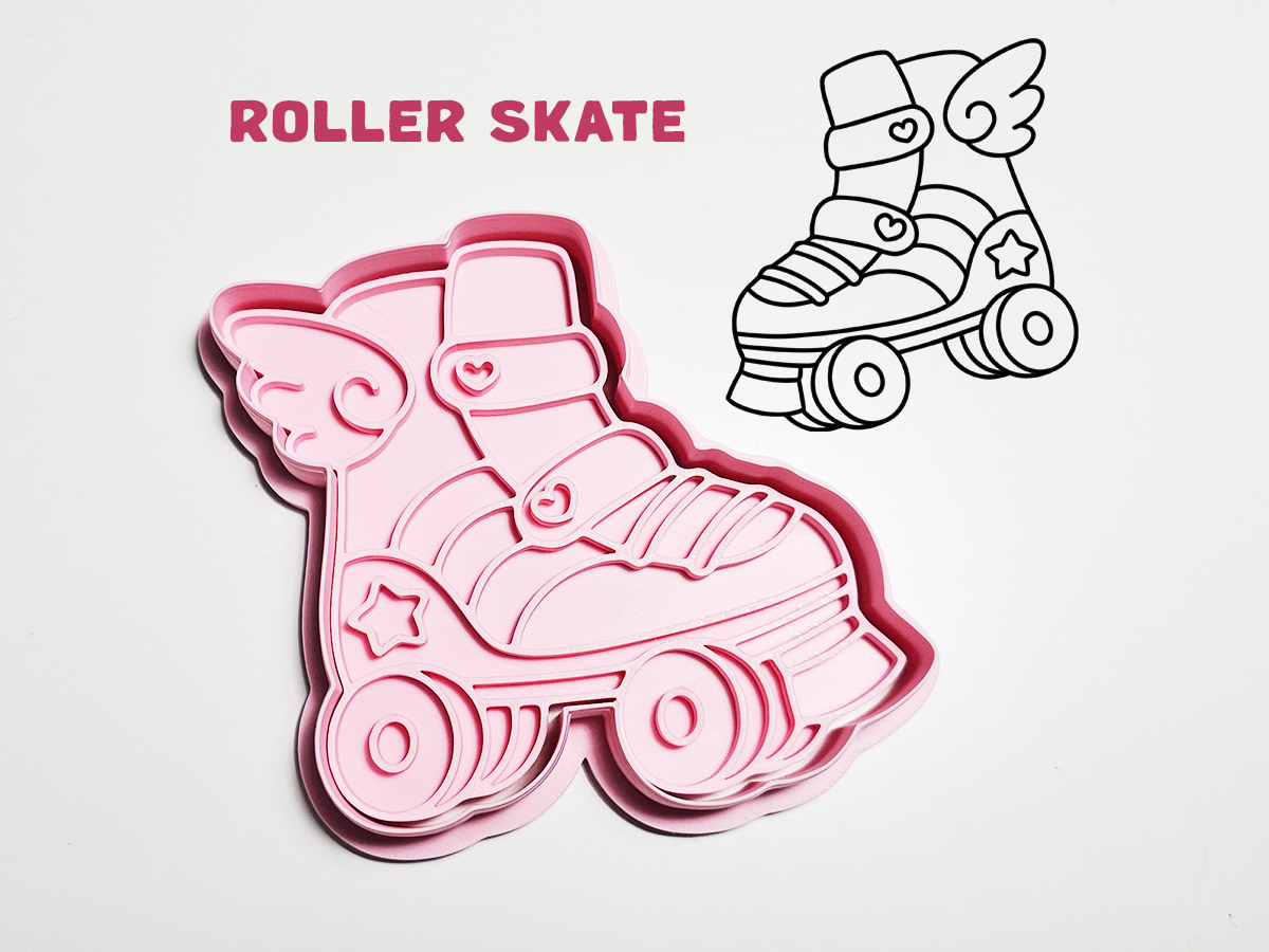Roller Skate Cookie Cutter / Stamp